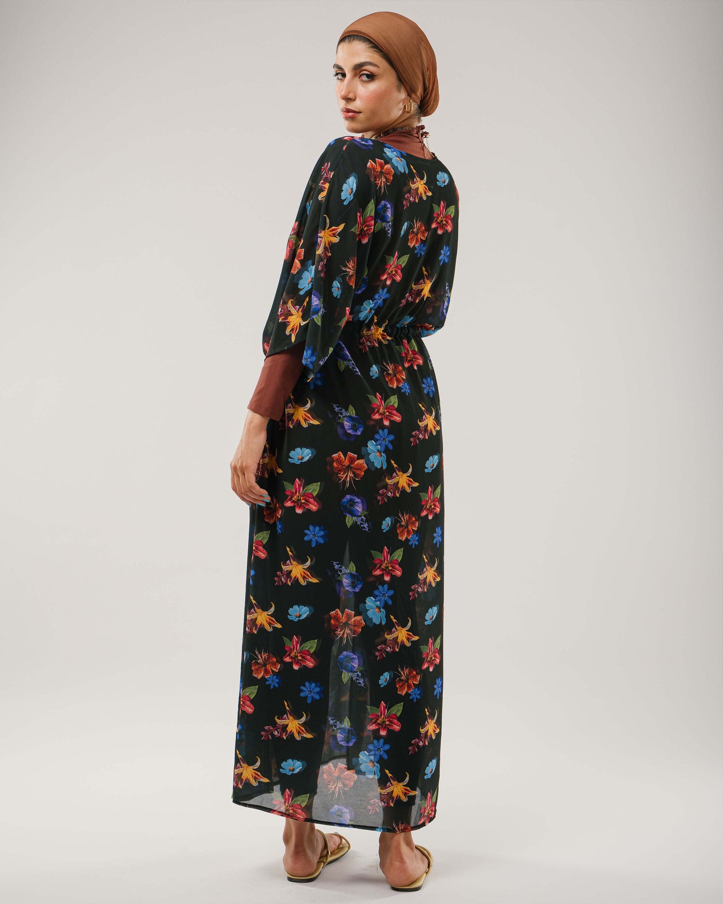 Floral Bloom Black