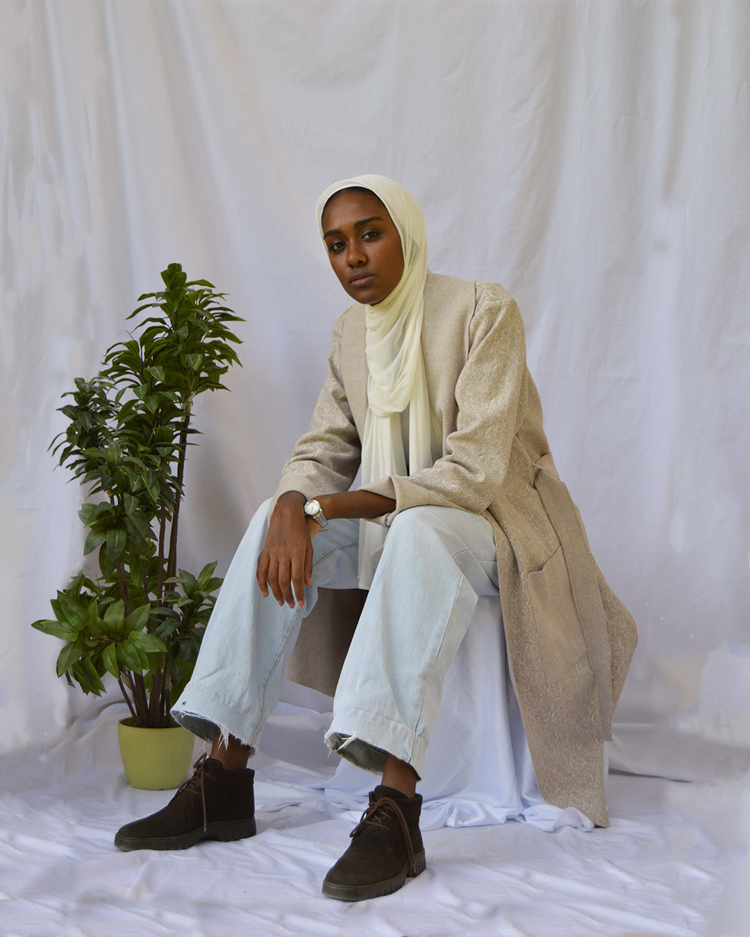 Beige Coat