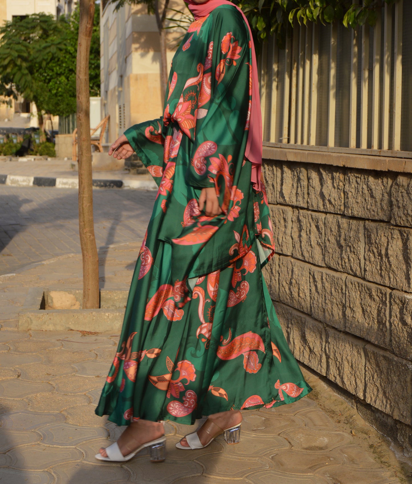 Emerald glam skirt